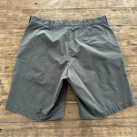 J. Crew Factory Mens 31” waist Gray 9” Inseam Shorts AL096 Flat Front Stretch - Picture 4 of 5